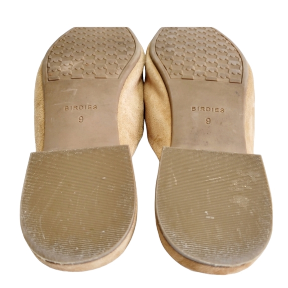 Birdies The Swan Mules in Golden Oak Suede Size 9 - Picture 11 of 15
